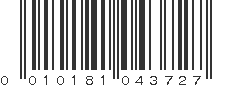 UPC 010181043727