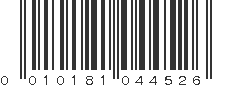 UPC 010181044526