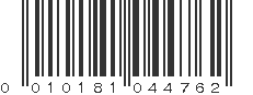 UPC 010181044762