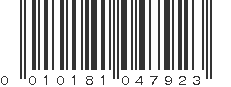 UPC 010181047923