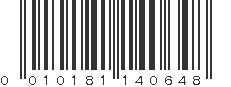 UPC 010181140648