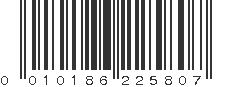 UPC 010186225807