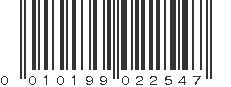 UPC 010199022547