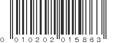 UPC 010202015863