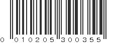 UPC 010205300355