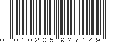 UPC 010205927149