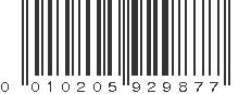 UPC 010205929877