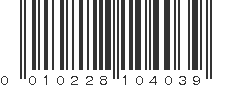 UPC 010228104039