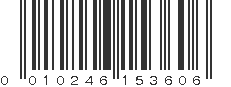 UPC 010246153606