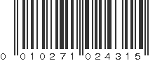 UPC 010271024315