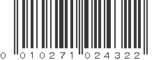 UPC 010271024322