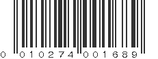 UPC 010274001689