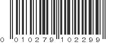 UPC 010279102299