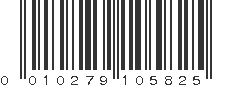 UPC 010279105825