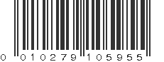 UPC 010279105955