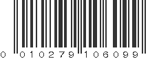 UPC 010279106099