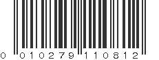 UPC 010279110812