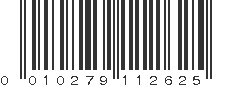 UPC 010279112625