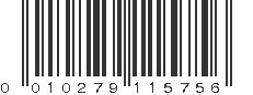 UPC 010279115756