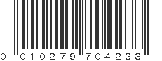 UPC 010279704233