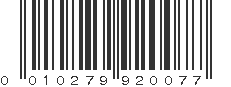 UPC 010279920077