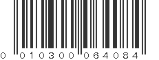 UPC 010300064084