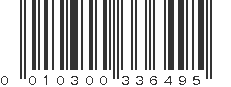 UPC 010300336495