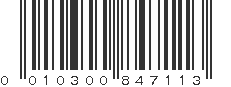 UPC 010300847113