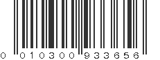 UPC 010300933656