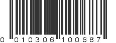 UPC 010306100687