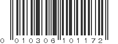 UPC 010306101172