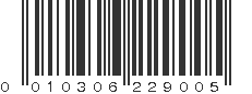 UPC 010306229005