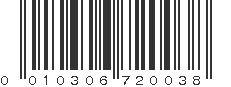 UPC 010306720038