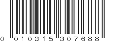 UPC 010315307688