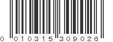 UPC 010315309026