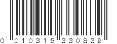 UPC 010315330839