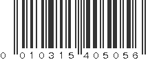 UPC 010315405056