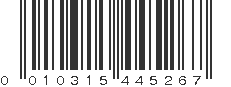 UPC 010315445267