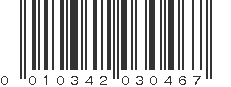 UPC 010342030467