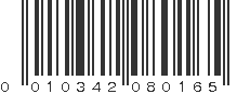 UPC 010342080165