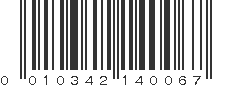 UPC 010342140067