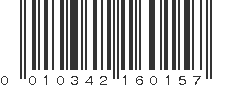 UPC 010342160157