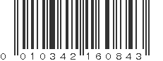 UPC 010342160843