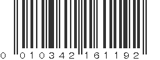 UPC 010342161192