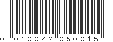 UPC 010342350015