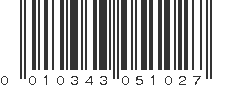 UPC 010343051027