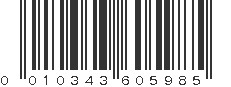 UPC 010343605985