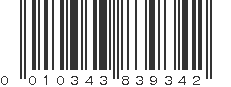 UPC 010343839342