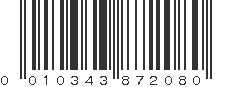 UPC 010343872080