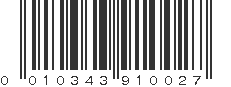 UPC 010343910027